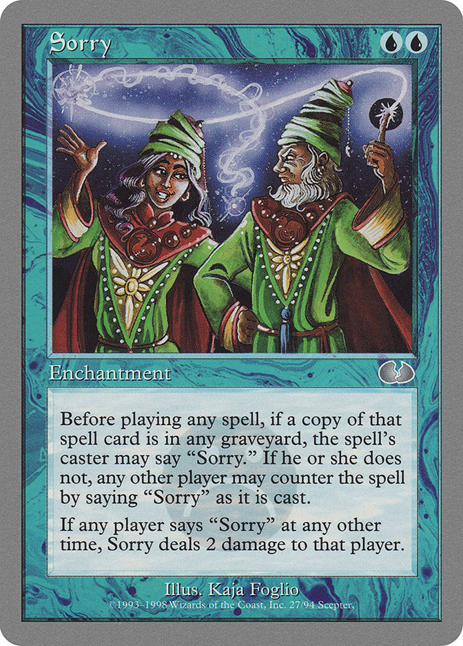 Sorry [Unglued] | Card Merchant Takapuna