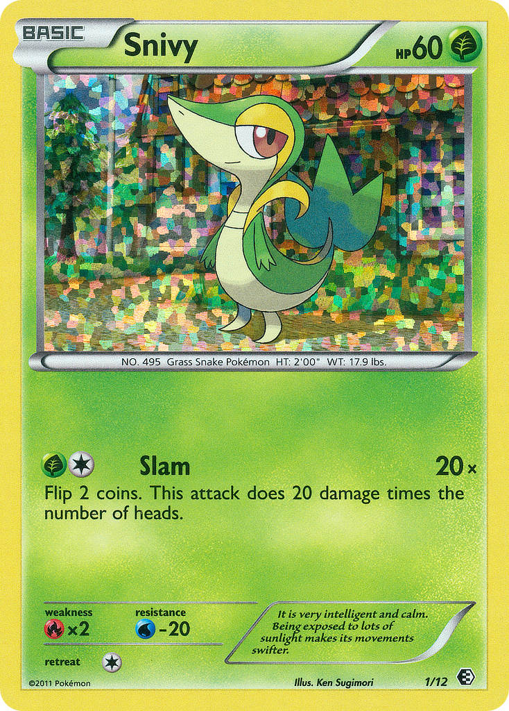 Snivy (1/12) [McDonald's Promos: 2011 Collection] | Card Merchant Takapuna