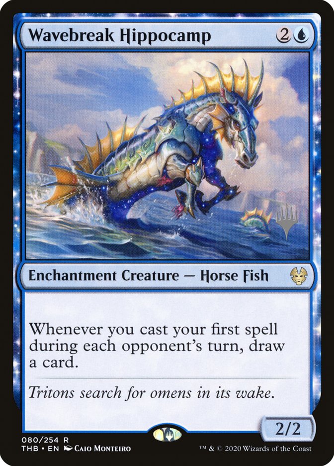 Wavebreak Hippocamp (Promo Pack) [Theros Beyond Death Promos] | Card Merchant Takapuna