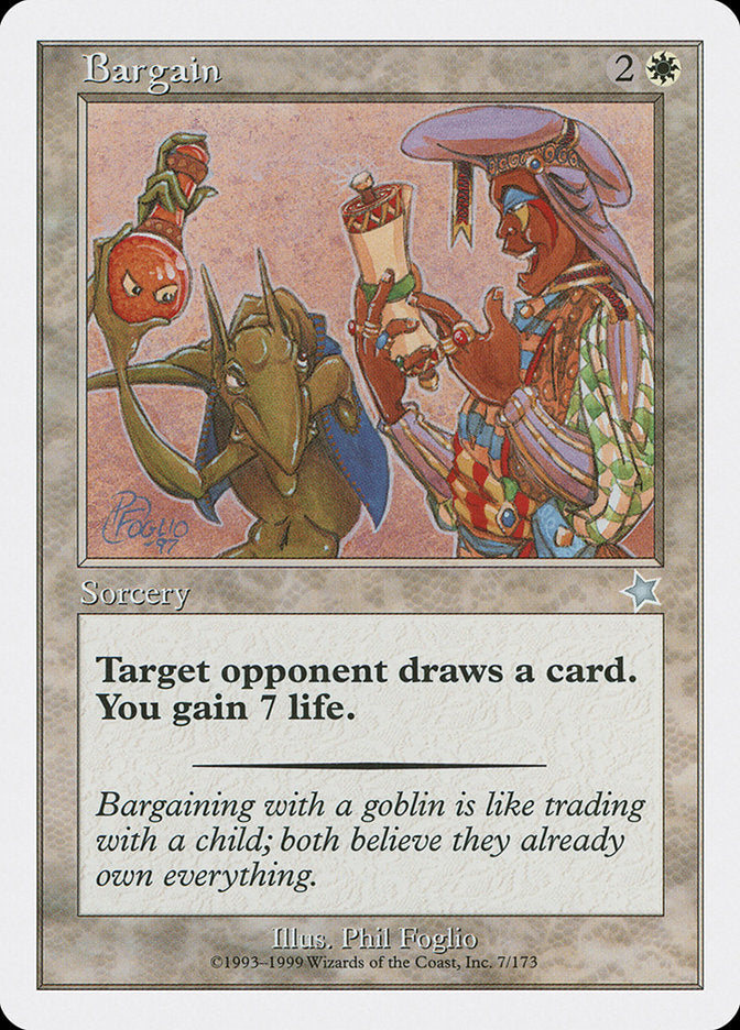 Bargain [Starter 1999] | Card Merchant Takapuna