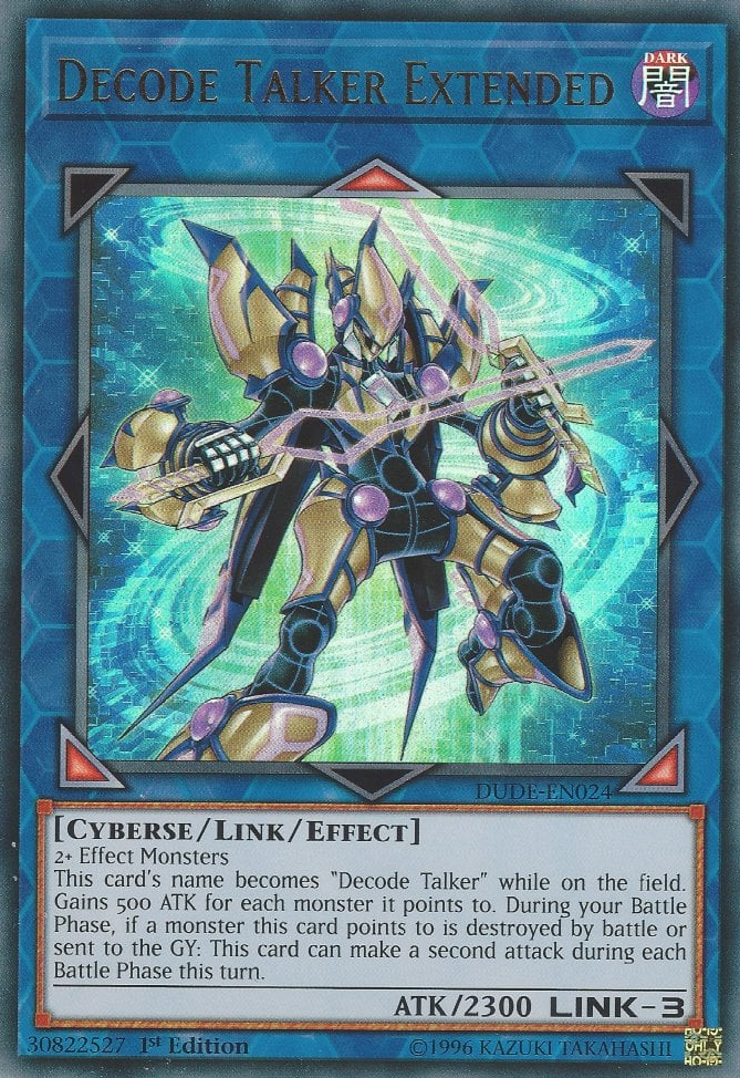 Decode Talker Extended [DUDE-EN024] Ultra Rare | Card Merchant Takapuna