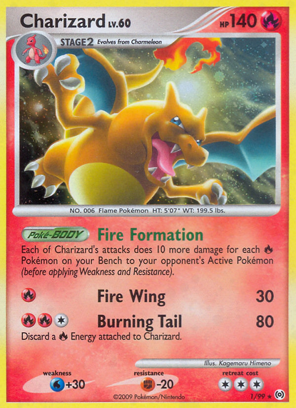 Charizard (1/99) [Platinum: Arceus] | Card Merchant Takapuna