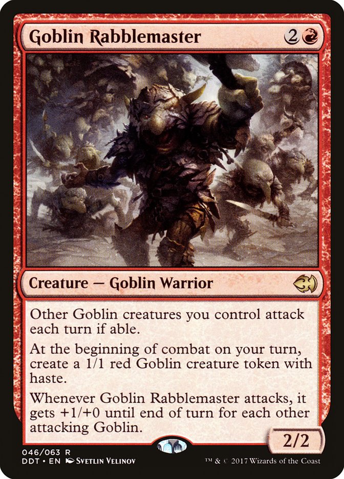 Goblin Rabblemaster [Duel Decks: Merfolk vs. Goblins] | Card Merchant Takapuna