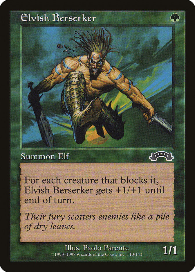 Elvish Berserker [Exodus] | Card Merchant Takapuna