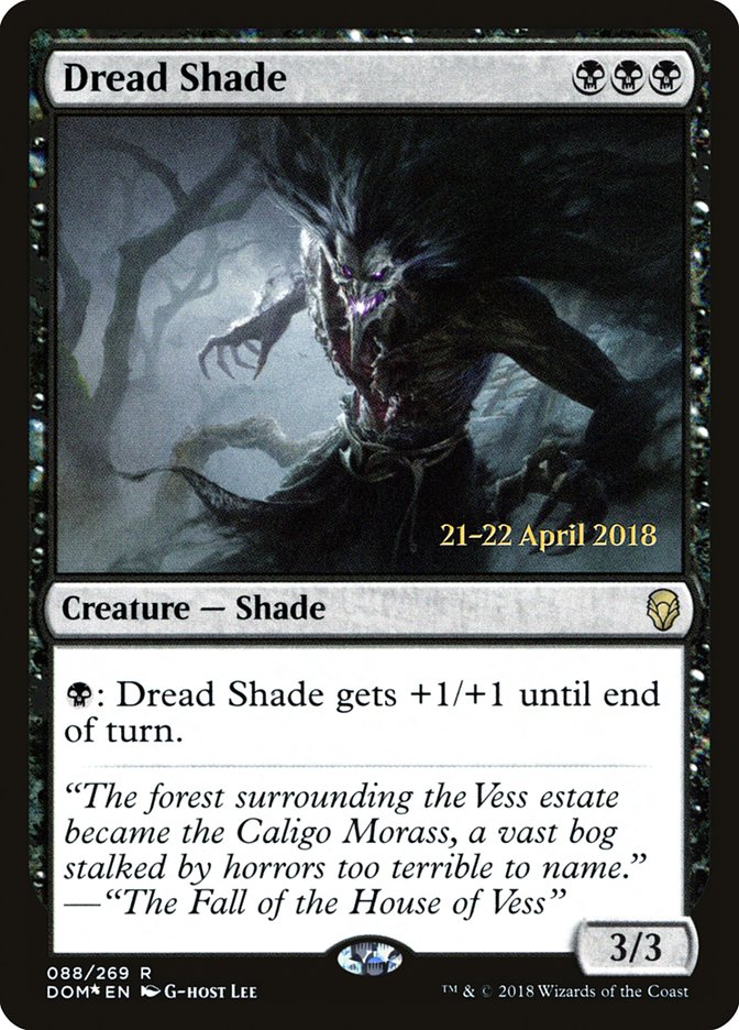 Dread Shade [Dominaria Prerelease Promos] | Card Merchant Takapuna