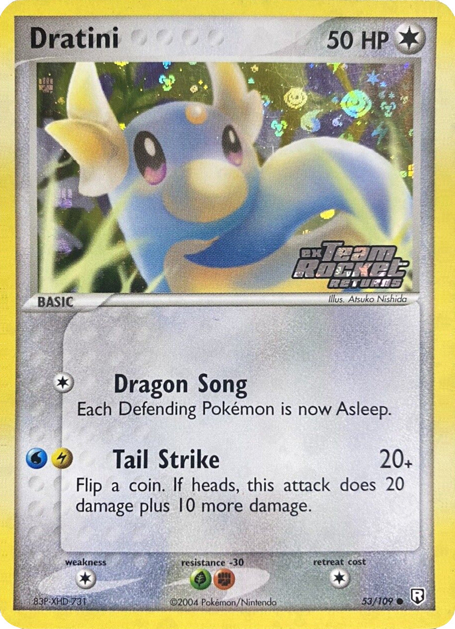 Dratini (53/109) (Stamped) [EX: Team Rocket Returns] | Card Merchant Takapuna