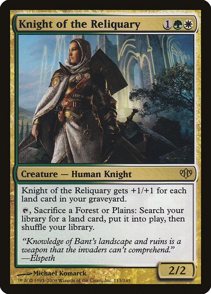 Knight of the Reliquary [Conflux] | Card Merchant Takapuna