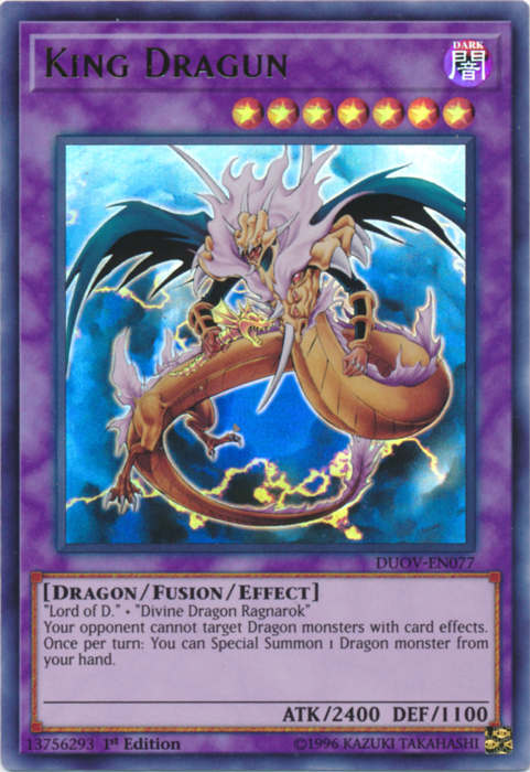 King Dragun [DUOV-EN077] Ultra Rare | Card Merchant Takapuna