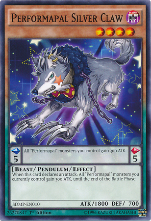 Performapal Silver Claw [SDMP-EN010] Common | Card Merchant Takapuna