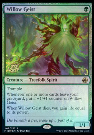 Willow Geist [Innistrad: Midnight Hunt Prerelease Promos] | Card Merchant Takapuna