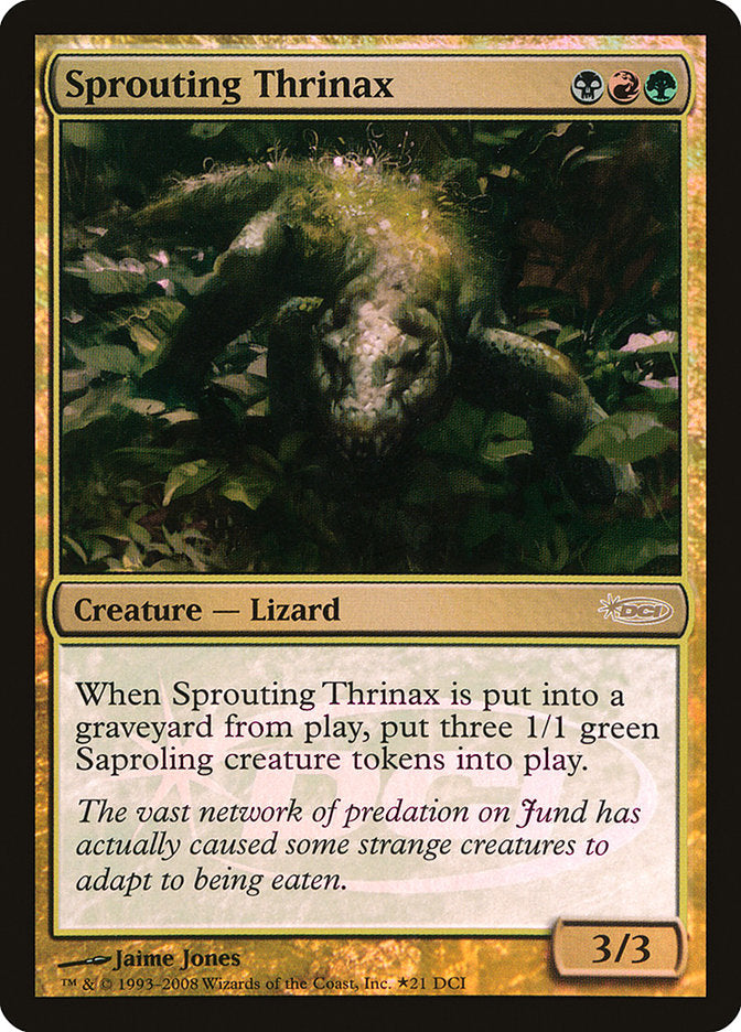 Sprouting Thrinax [Wizards Play Network 2008] | Card Merchant Takapuna