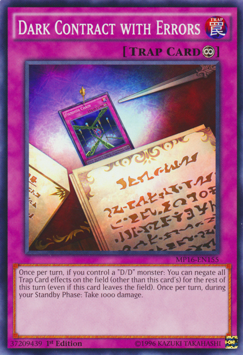 Dark Contract with Errors [MP16-EN155] Common | Card Merchant Takapuna