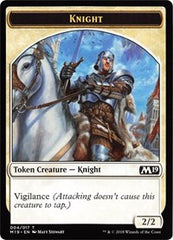 Knight // Thopter Double-Sided Token (Game Night) [Core Set 2019 Tokens] | Card Merchant Takapuna