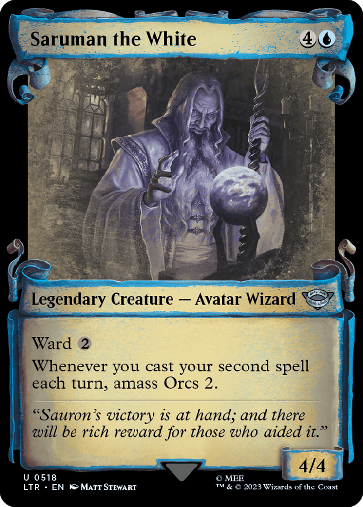 Saruman the White [The Lord of the Rings: Tales of Middle-Earth Showcase Scrolls] | Card Merchant Takapuna