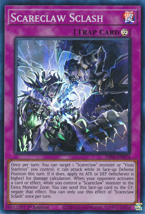 Scareclaw Sclash [DIFO-EN074] Super Rare | Card Merchant Takapuna