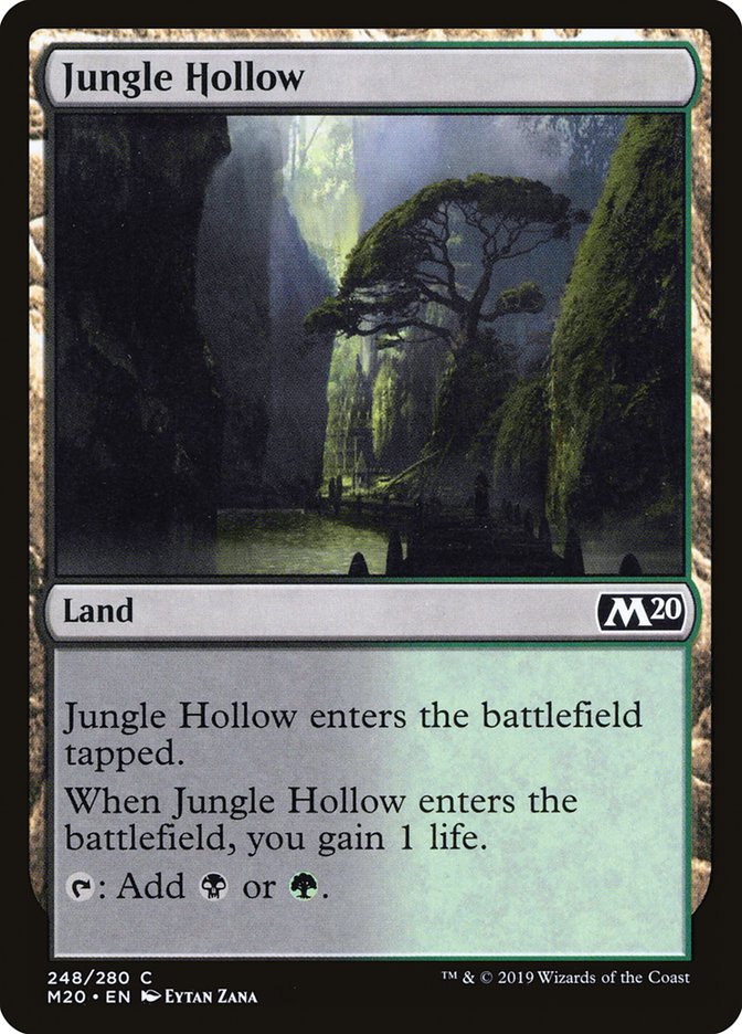 Jungle Hollow [Core Set 2020] | Card Merchant Takapuna