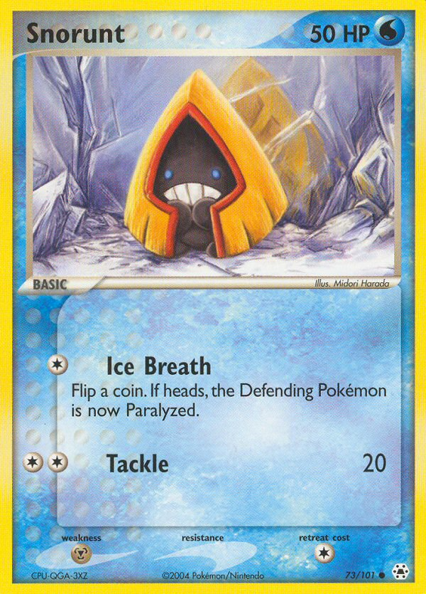 Snorunt (73/101) [EX: Hidden Legends] | Card Merchant Takapuna