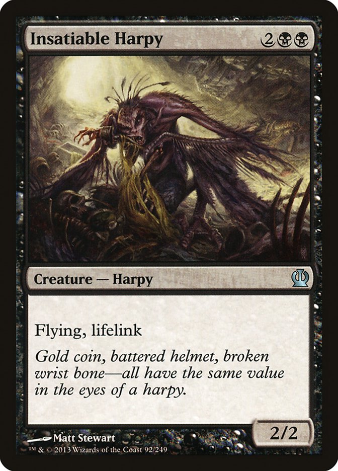 Insatiable Harpy [Theros] | Card Merchant Takapuna