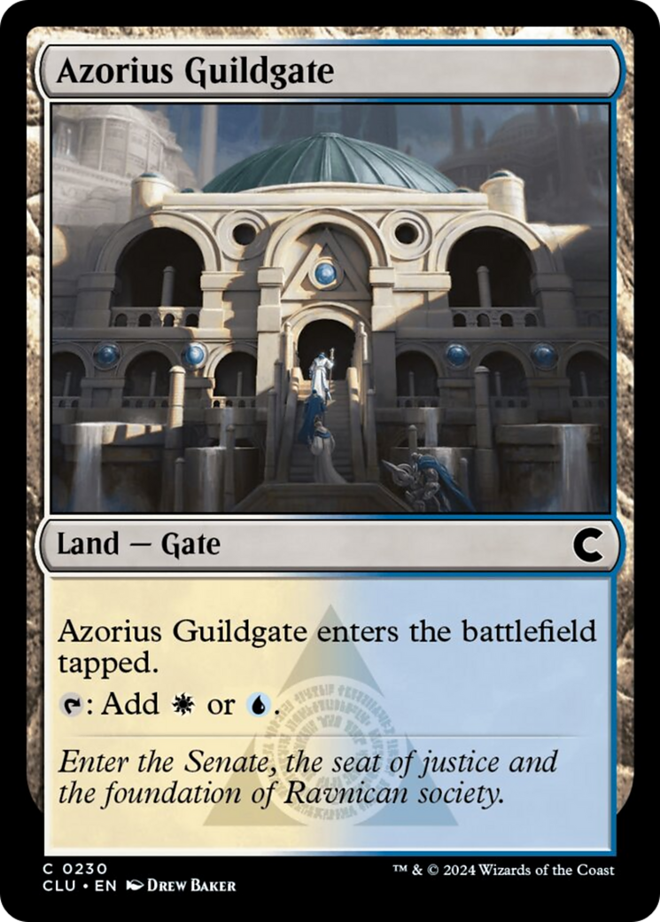 Azorius Guildgate [Ravnica: Clue Edition] | Card Merchant Takapuna