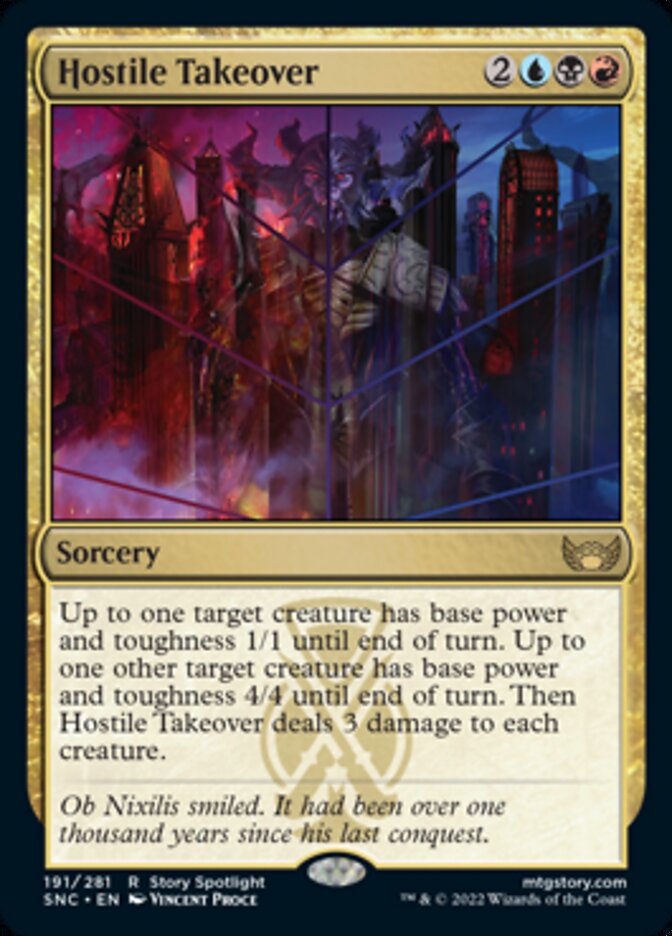 Hostile Takeover [Streets of New Capenna] | Card Merchant Takapuna