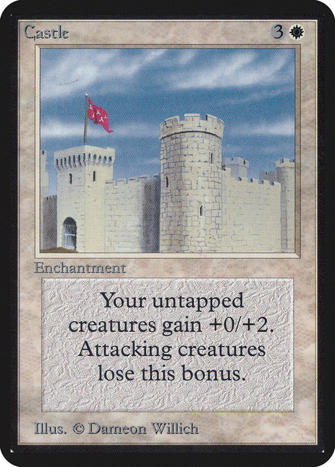 Castle [Alpha Edition] | Card Merchant Takapuna