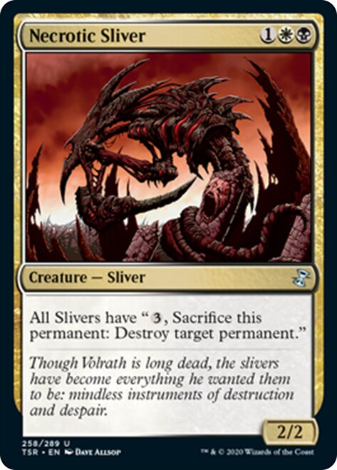 Necrotic Sliver [Time Spiral Remastered] | Card Merchant Takapuna