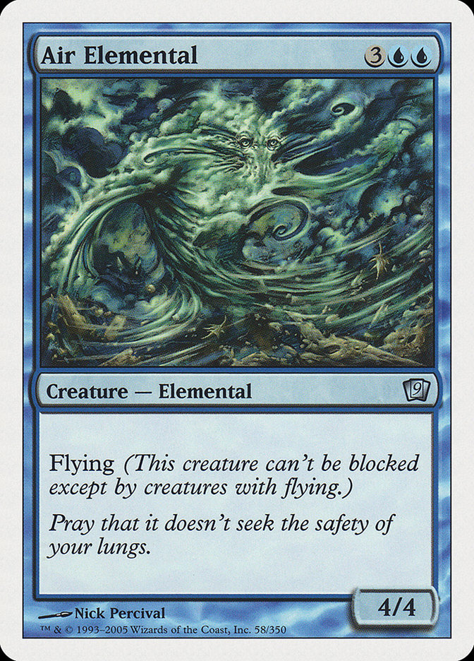 Air Elemental [Ninth Edition] | Card Merchant Takapuna