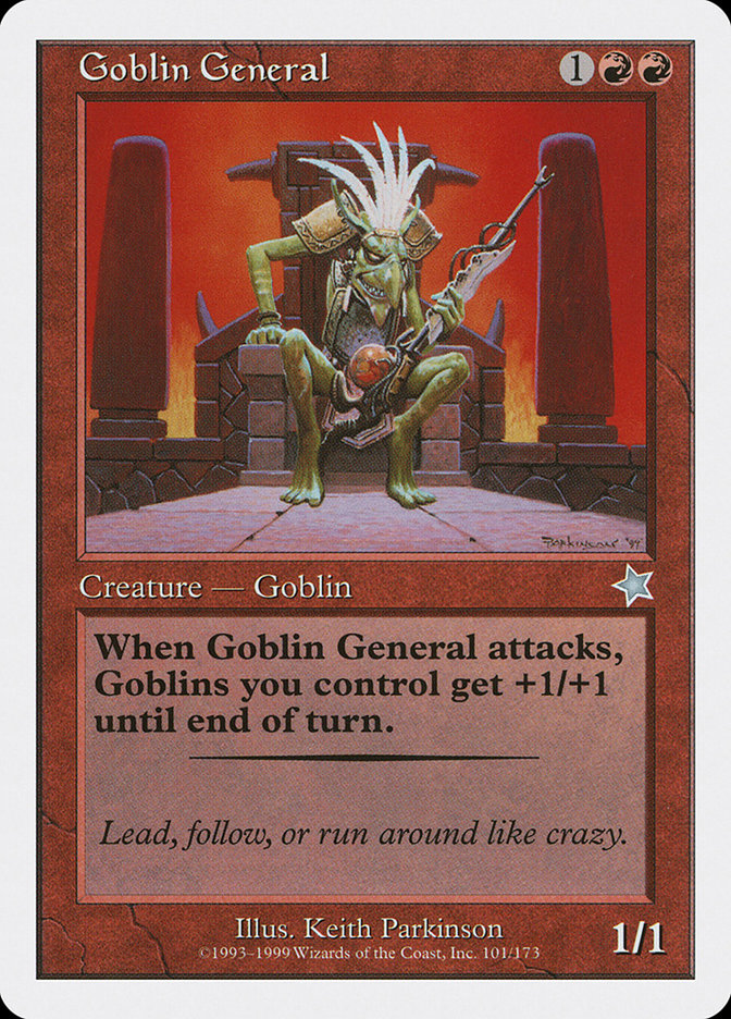 Goblin General [Starter 1999] | Card Merchant Takapuna