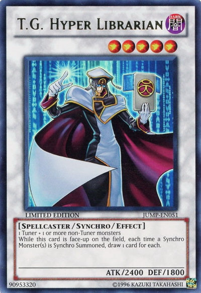 T.G. Hyper Librarian [JUMP-EN051] Ultra Rare | Card Merchant Takapuna