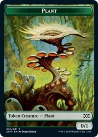 Plant // Saproling Double-Sided Token [Double Masters Tokens] | Card Merchant Takapuna