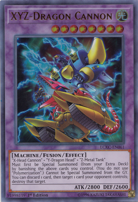 XYZ-Dragon Cannon [LCKC-EN061] Ultra Rare | Card Merchant Takapuna