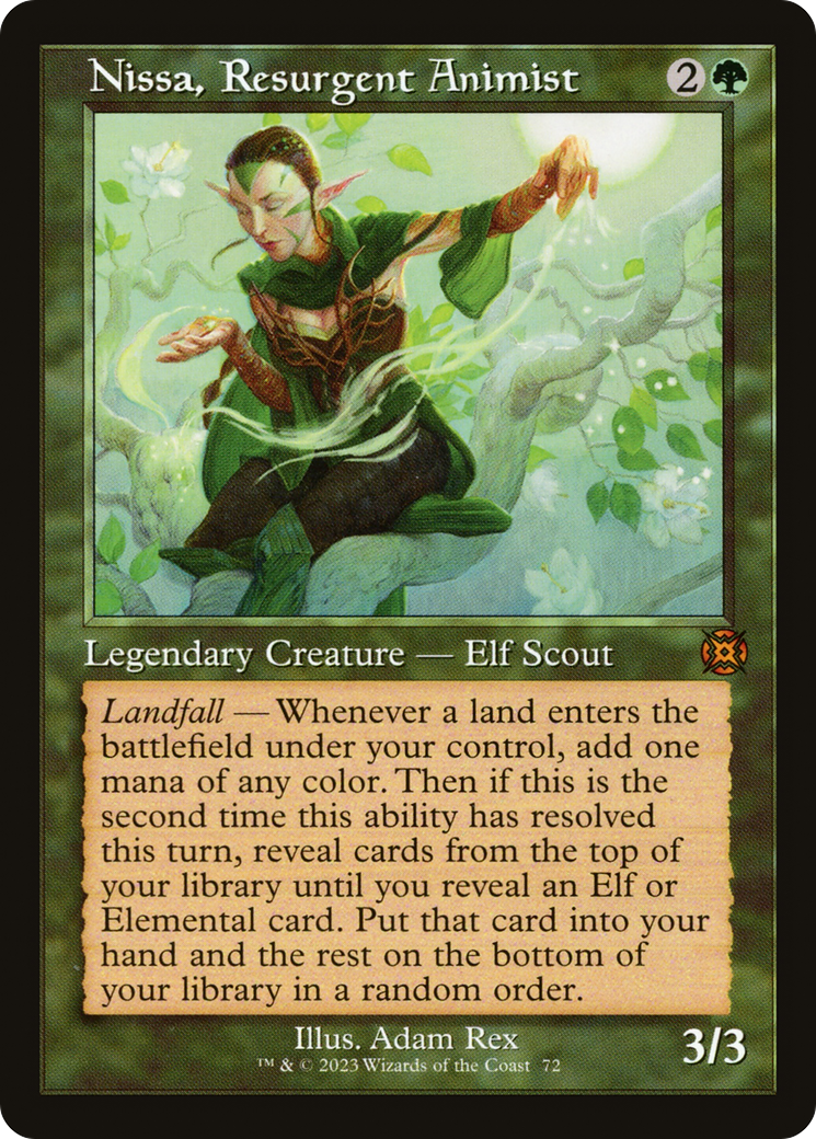 Nissa, Resurgent Animist (Retro) [March of the Machine: The Aftermath] | Card Merchant Takapuna