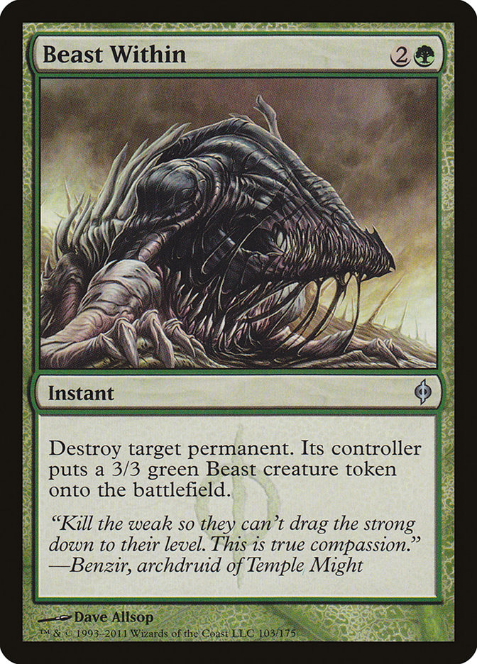 Beast Within [New Phyrexia] | Card Merchant Takapuna