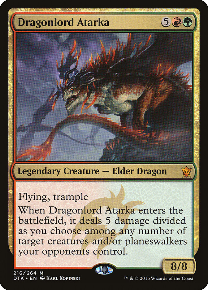 Dragonlord Atarka [Dragons of Tarkir] | Card Merchant Takapuna