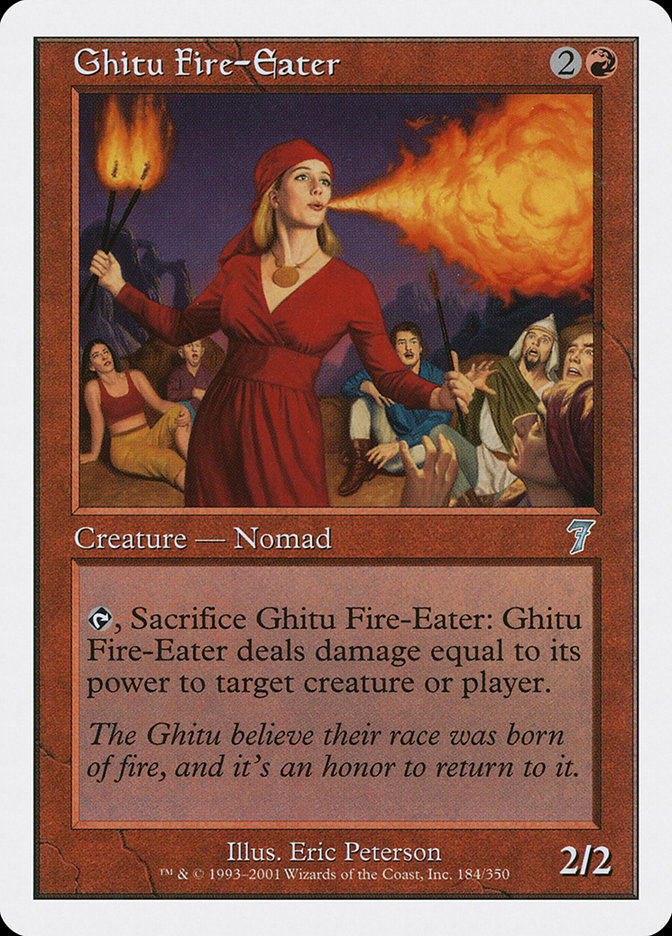 Ghitu Fire-Eater [Seventh Edition] | Card Merchant Takapuna