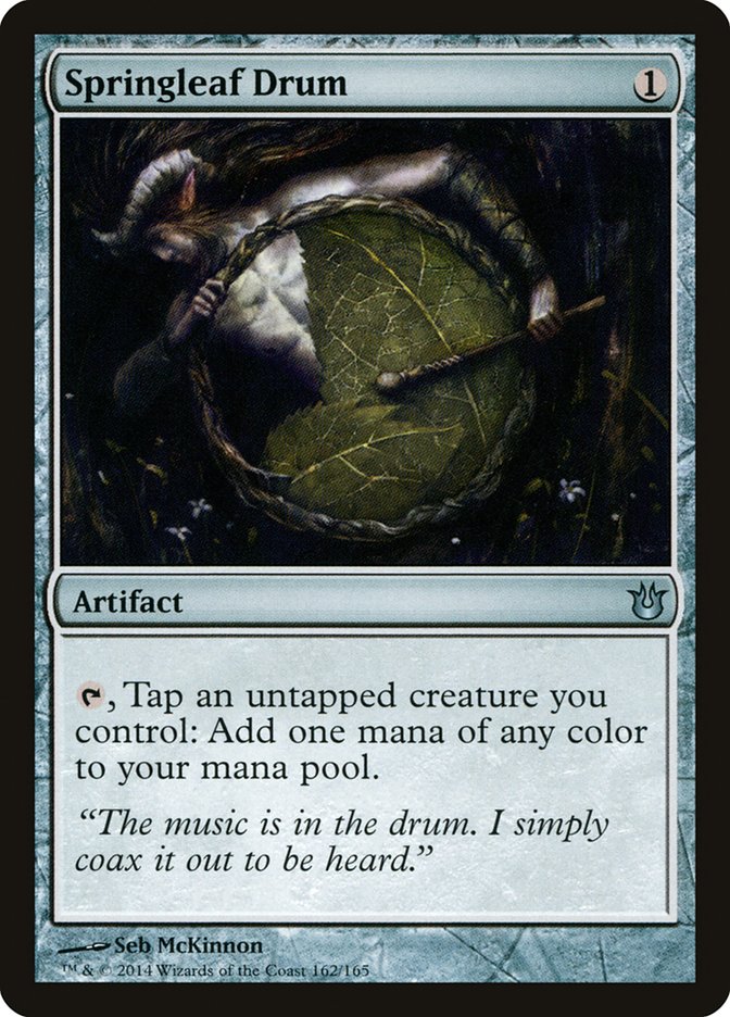 Springleaf Drum [Born of the Gods] | Card Merchant Takapuna