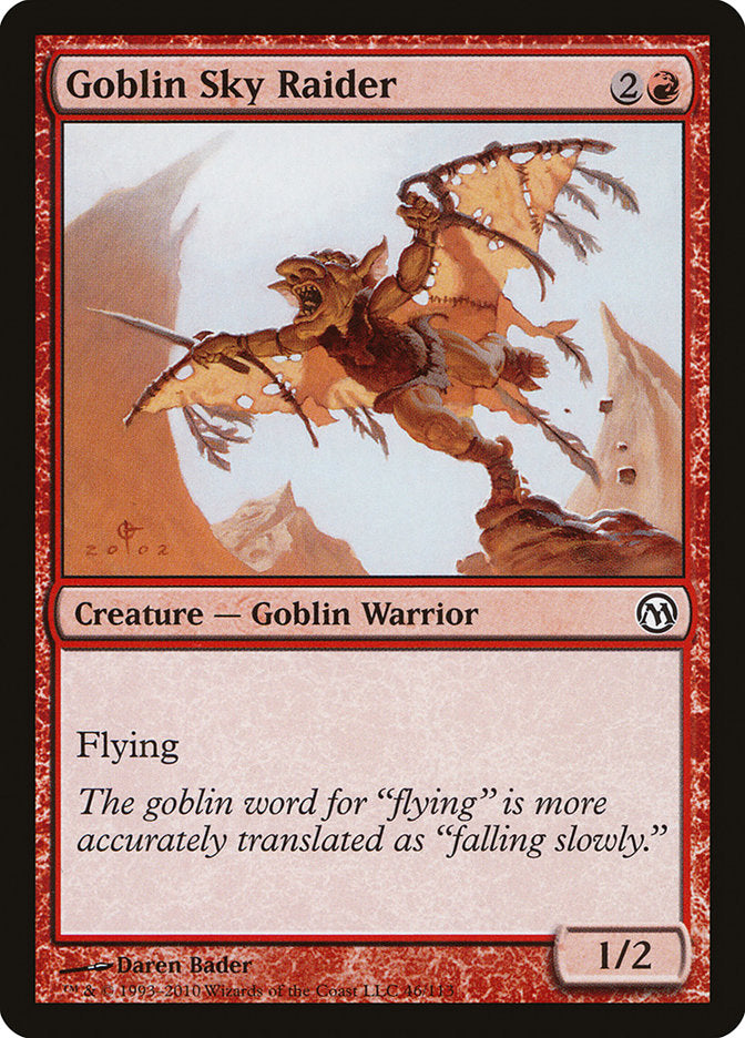 Goblin Sky Raider [Duels of the Planeswalkers] | Card Merchant Takapuna