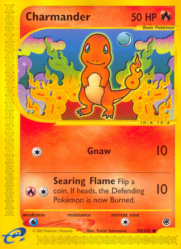 Charmander (98/165) [Expedition: Base Set] | Card Merchant Takapuna