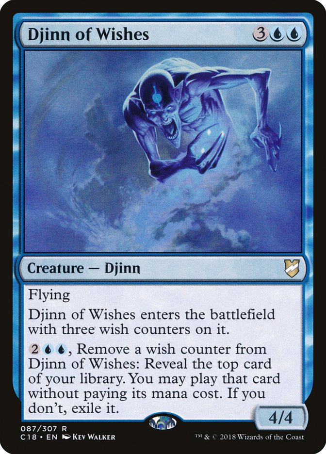 Djinn of Wishes [Commander 2018] | Card Merchant Takapuna