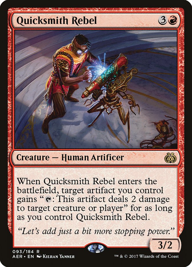 Quicksmith Rebel [Aether Revolt] | Card Merchant Takapuna