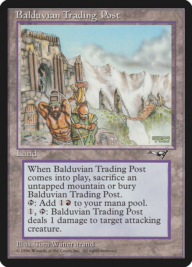 Balduvian Trading Post [Alliances] | Card Merchant Takapuna