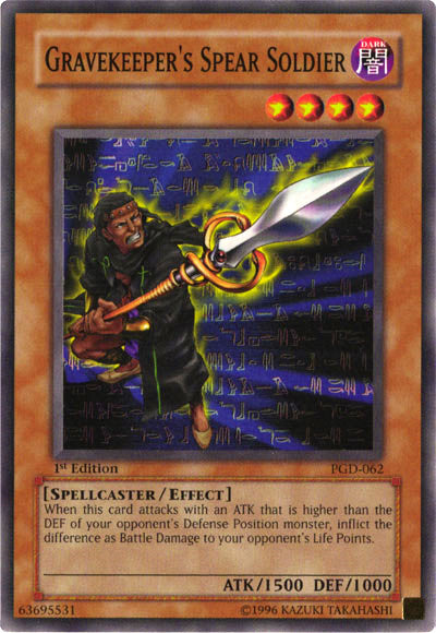 Gravekeeper's Spear Soldier [PGD-062] Common | Card Merchant Takapuna