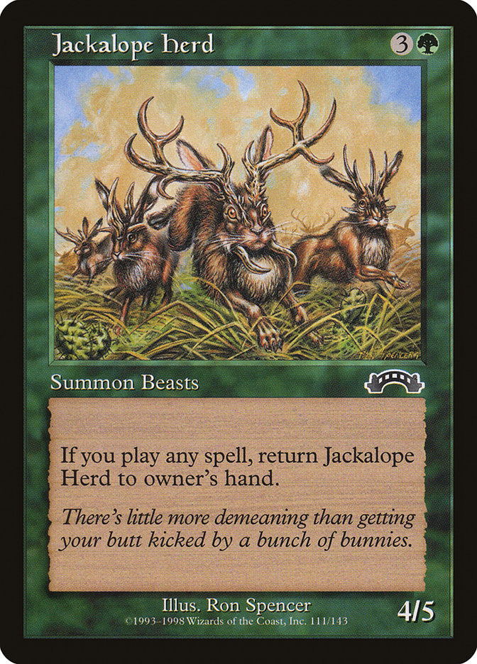 Jackalope Herd [Exodus] | Card Merchant Takapuna