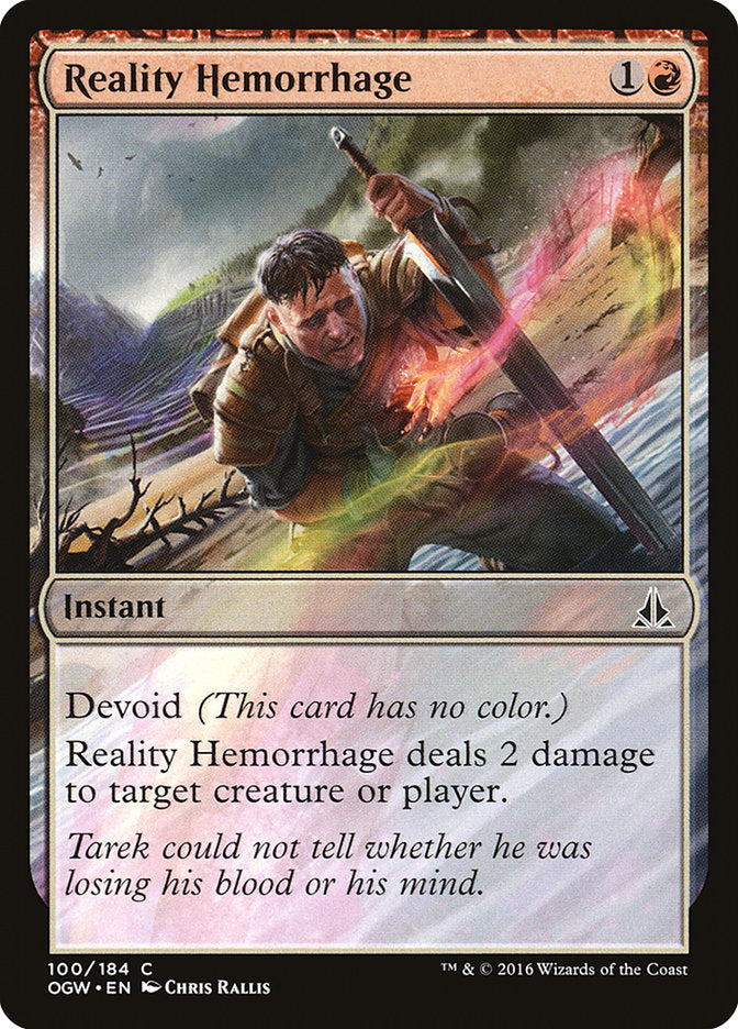 Reality Hemorrhage [Oath of the Gatewatch] | Card Merchant Takapuna