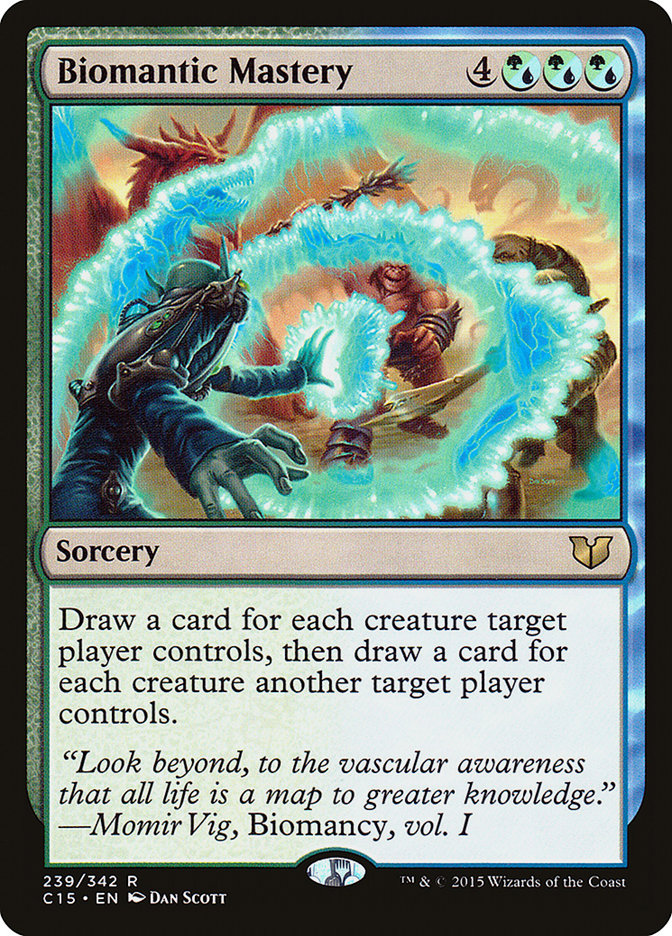 Biomantic Mastery [Commander 2015] | Card Merchant Takapuna