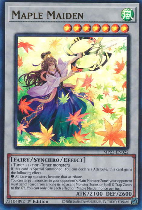 Maple Maiden [MP23-EN022] Ultra Rare | Card Merchant Takapuna