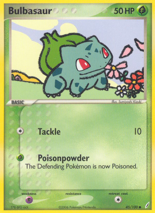 Bulbasaur (45/100) [EX: Crystal Guardians] | Card Merchant Takapuna