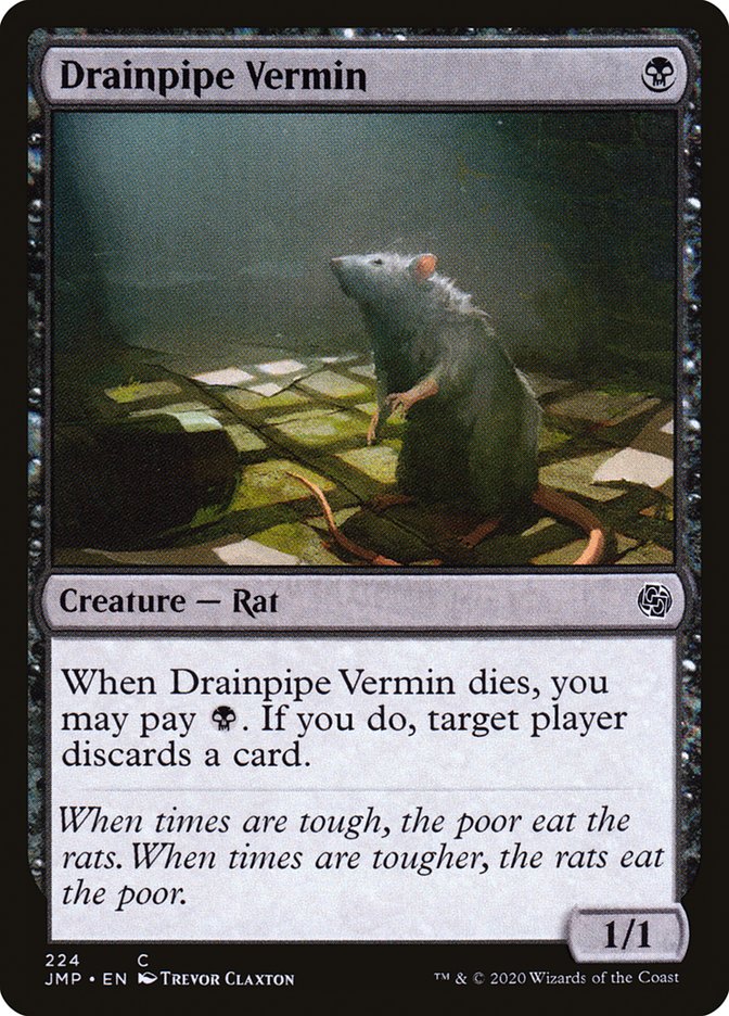 Drainpipe Vermin [Jumpstart] | Card Merchant Takapuna