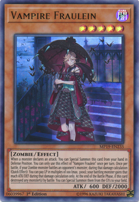 Vampire Fraulein [MP19-EN235] Ultra Rare | Card Merchant Takapuna