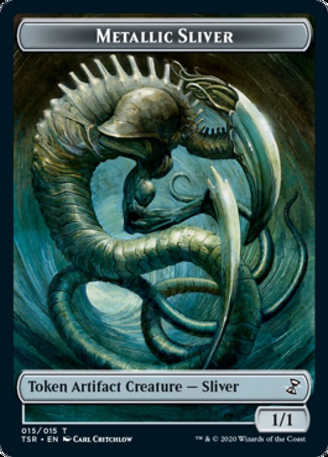 Metallic Sliver Token [Time Spiral Remastered Tokens] | Card Merchant Takapuna